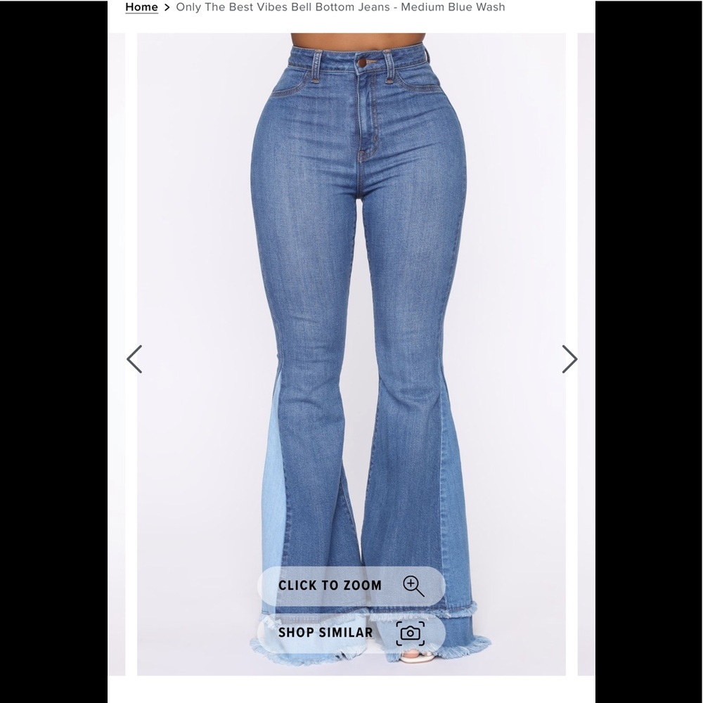 Fashion Nova Bell Bottom Flare Jeans